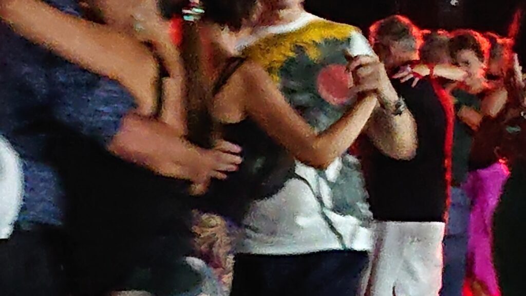 Catania Tango – Argentine tango dancers on a piazza by the beach at night at Catania, Sicily | August 2023 | Sony Xperia ZX2